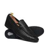 Black Perforated Shoe PA17