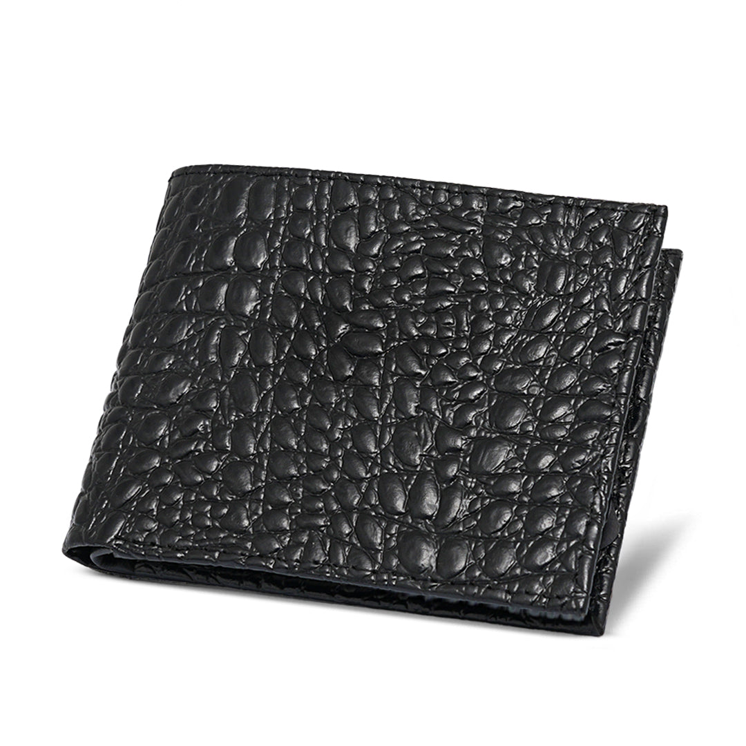 Men Black Leather Wallet 597C