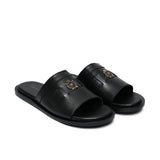 Black Leather Slipper GT33