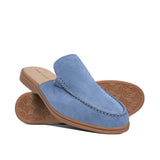 Sky Blue Suede Mule MU03