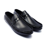 Men Black Plain Loafer xx11