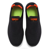 Black Fly Knitted Running Sneakers