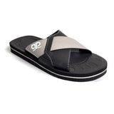 Men Slippers Flip Flop Comfortable Black Grey B4