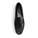 Black Woven Loafer LS10