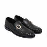 Black Woven Style Shoe FZ04