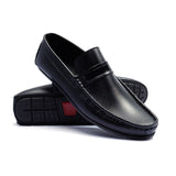 Men Black Plain Loafer xx11