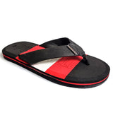 Men Slippers Flip Flop Comfortable Black Red White B7  8008