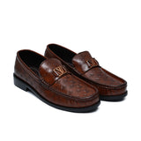 Classic Embossed Brown Shoe FZ43
