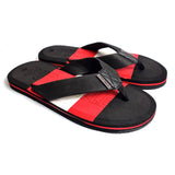 Men Slippers Flip Flop Comfortable Black Red White B7  8008