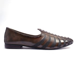 Men Formal Synthetic Leather Brown Cut Shoe X1
