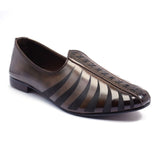 Men Formal Synthetic Leather Brown Cut Shoe X1