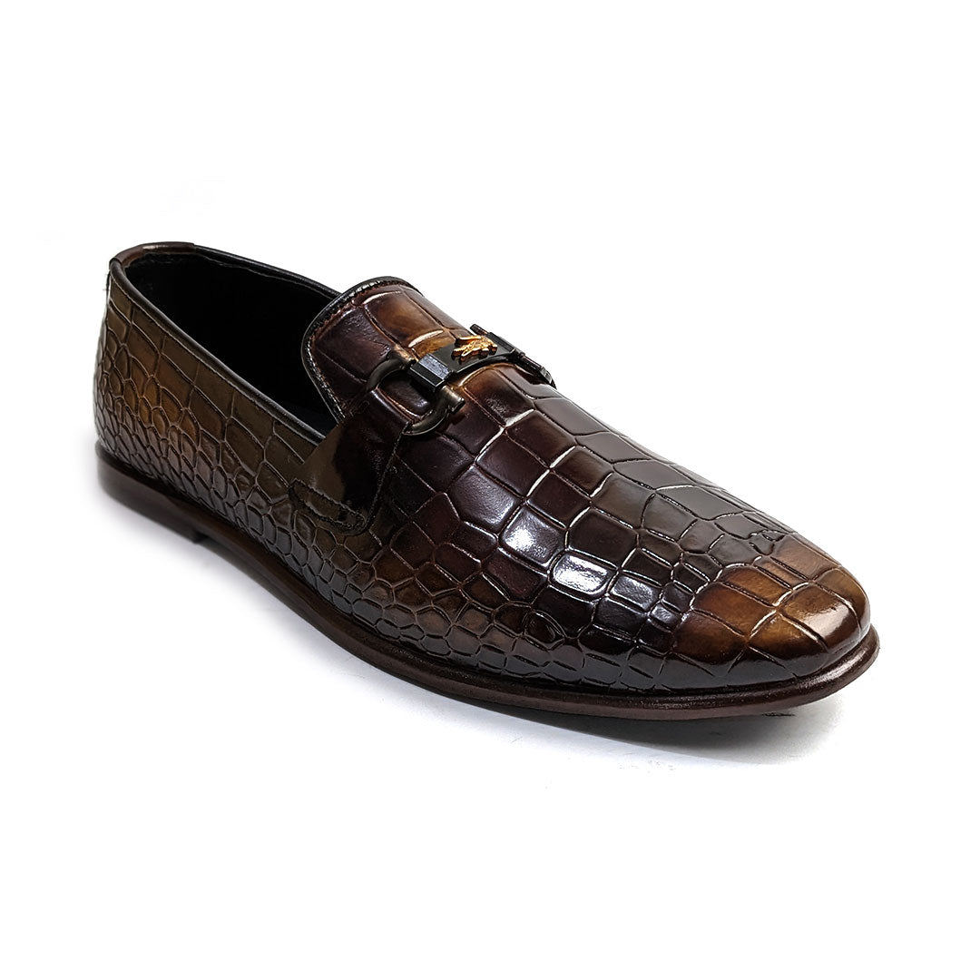 Men Formal Handmade Premium Leather Two Tone Shoe RSHD