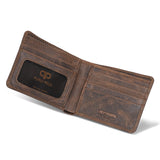 Men Brown Leather Wallet PU1