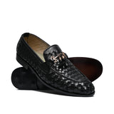 Black Woven Shoe GT37