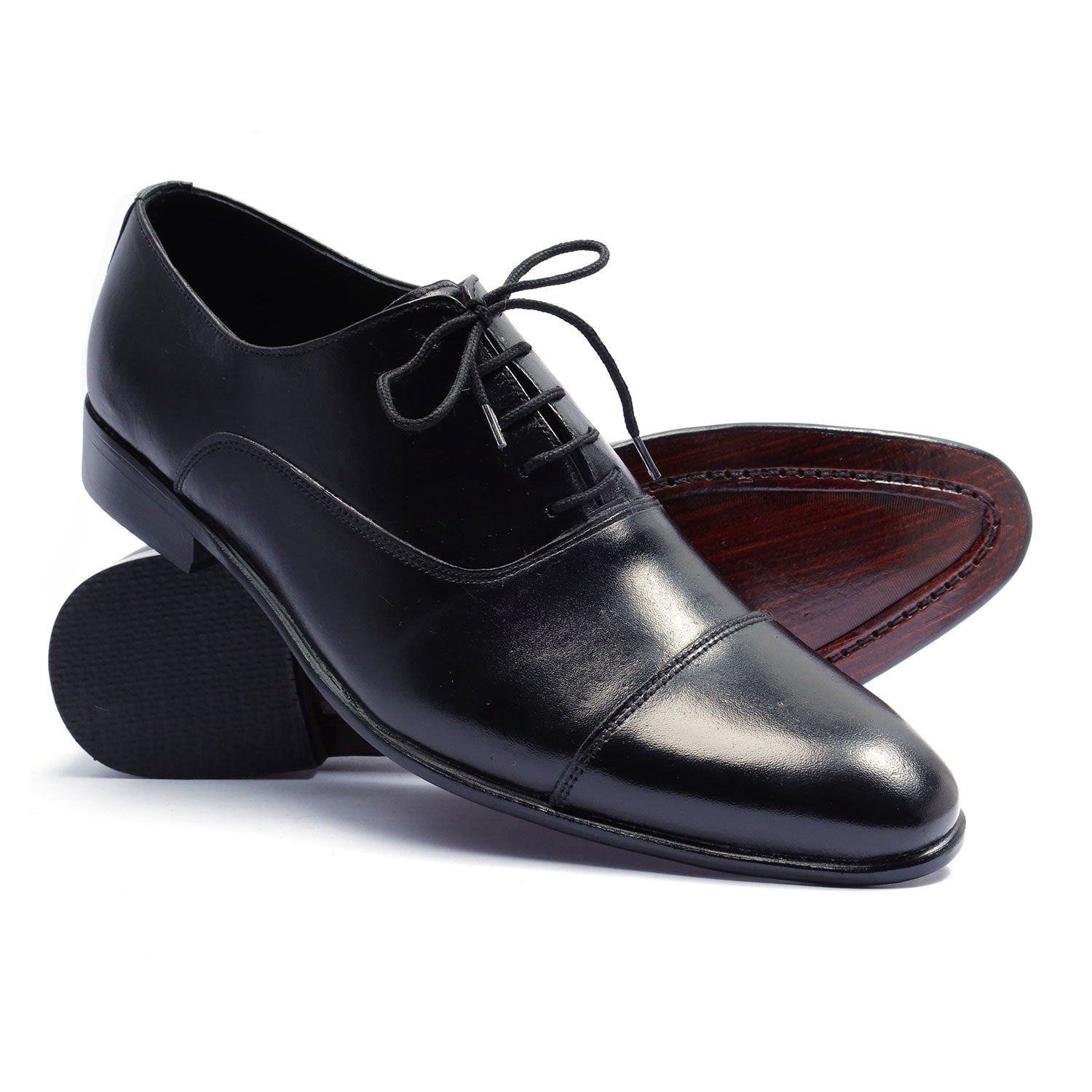 Men Formal Black Oxford Pure Leather Shoe