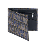 Men Grey Leather Wallet 597C