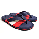 Men Slippers Flip Flop Comfortable Blue Red White B7