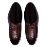 Brown Cut Patent Shoe FN01