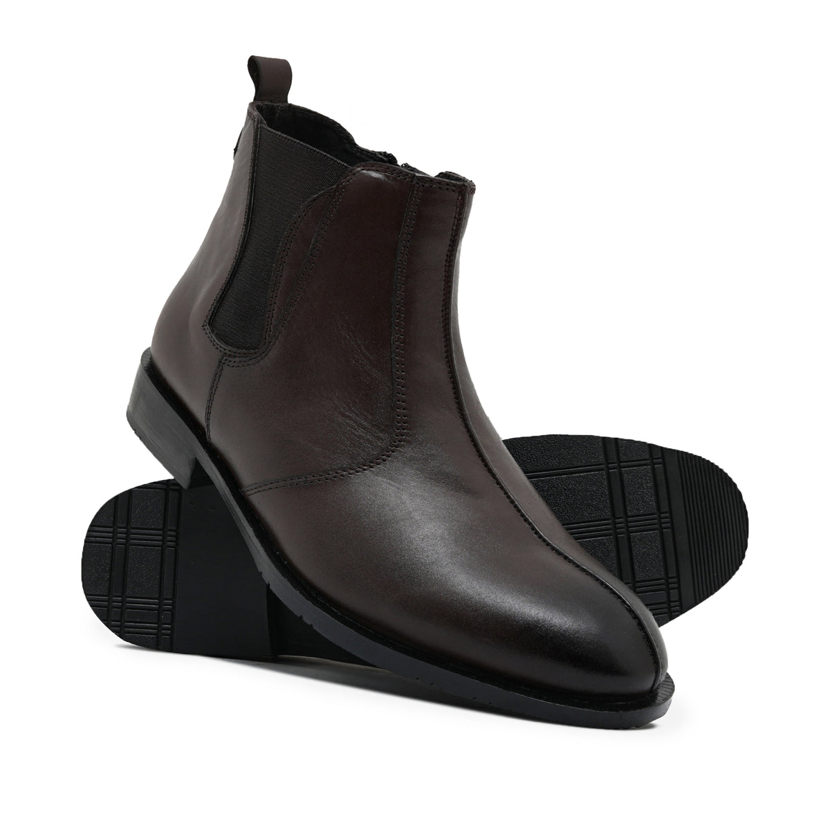 Brown Chelsea Boots PU06