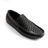 Black Woven Loafer LS10