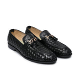 Black Woven Shoe GT37