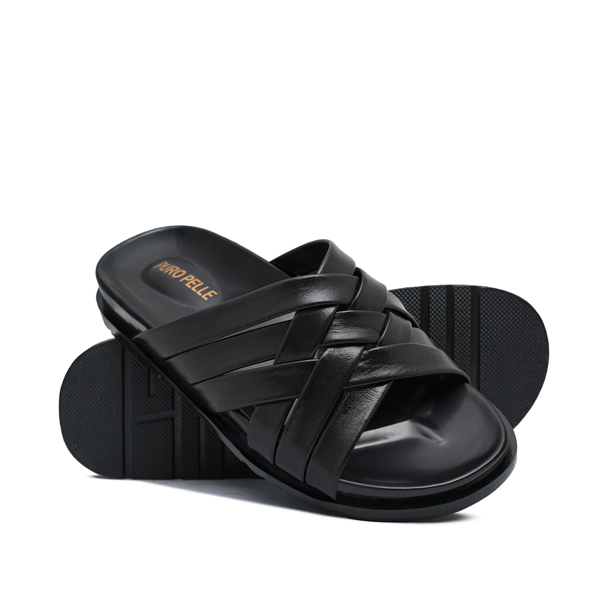 Elegant Black Slipper SA155