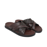 Brown Strap Slipper SU05