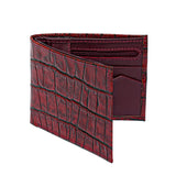 Men Burgundy Leather Wallet 597C