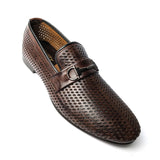 Men Formal Premium Brown Tan Buckle Logomix00X7