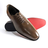 Men Formal Brown  Lace Pure Leather Shoe  JAV01