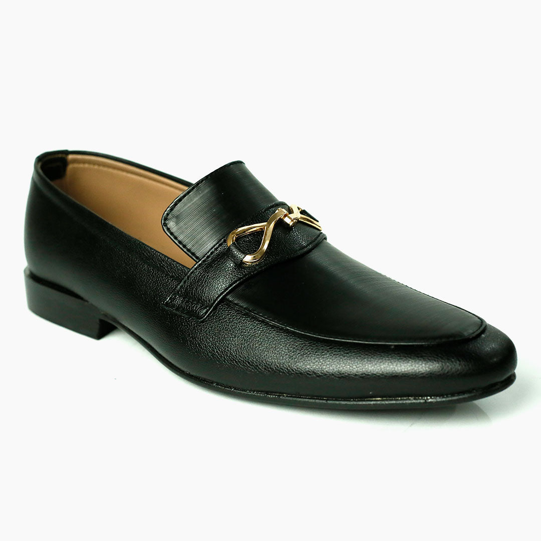 Classic Black Buckle Shoe FT04