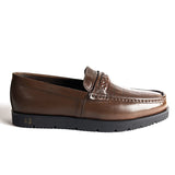 Men Formal High Sole Elegant Brown Croc Pure Leather Shoe  JAV02