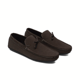 Men Suede Coffee Lace Loafer LOF6