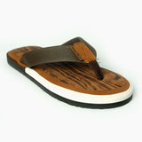 Men Slippers Flip Flop Comfortable White Brown
