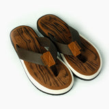 Men Slippers Flip Flop Comfortable White Brown