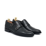 Black Two Monk Shoe PH23
