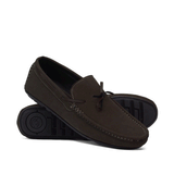 Men Suede Coffee Lace Loafer LOF6