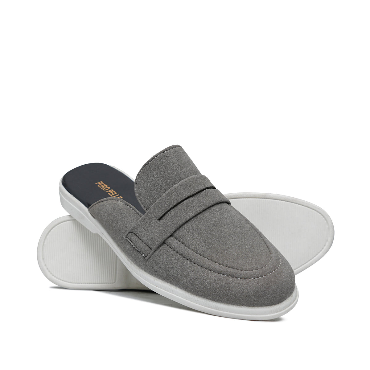 Grey Suede Mule LZ09