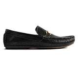 Men Black Boxed Suede & Patent Premium Loafer 009 SJD