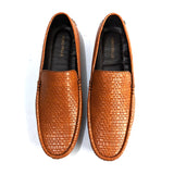 Men Brown Textured Loafer SJD 0S5