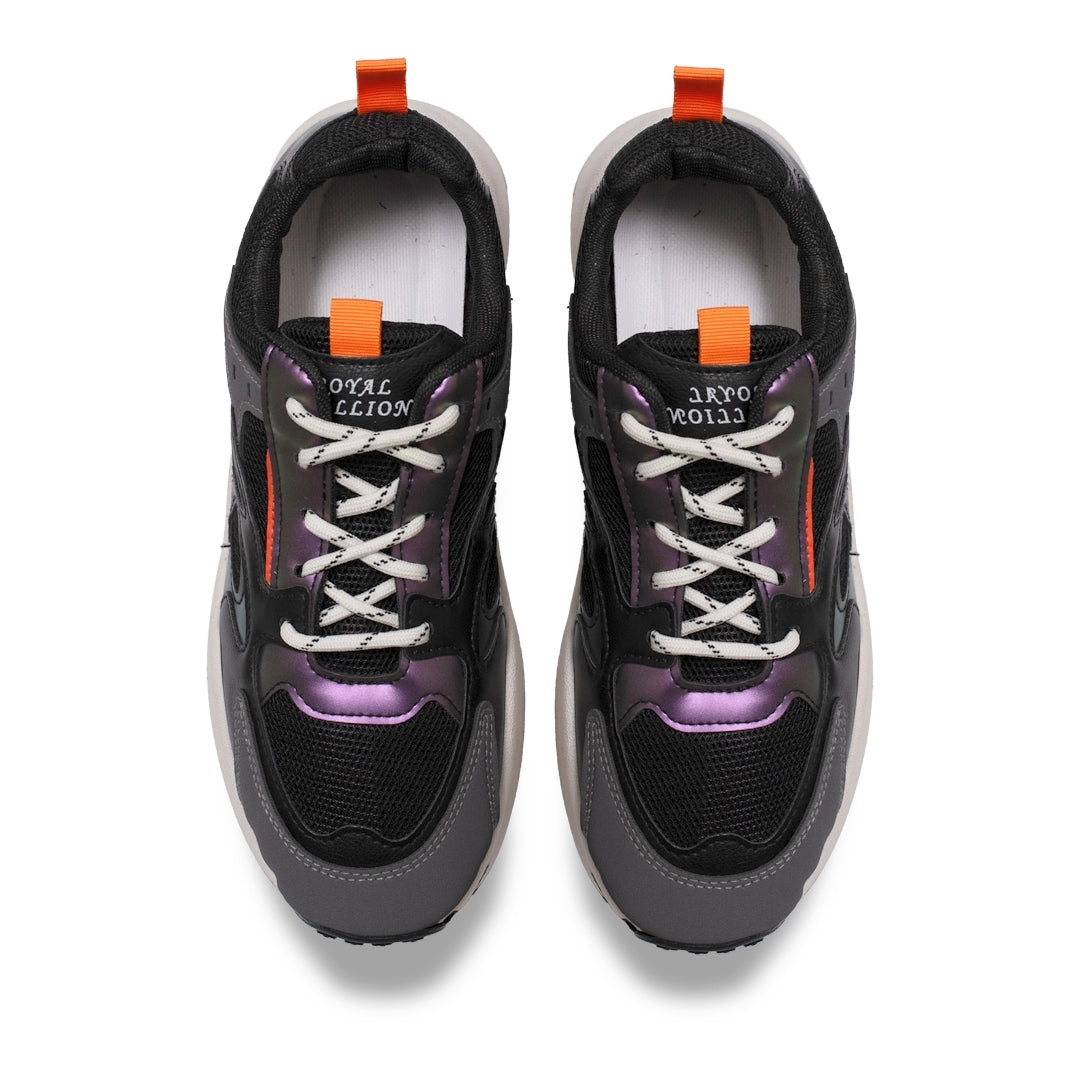 Men Premium Black & Grey Sneaker NSK-003/2025.08