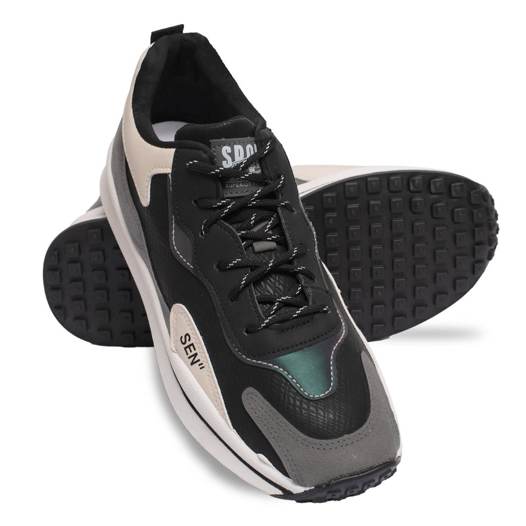 Men Premium White & Black Sneaker NSK-0023/2025.11
