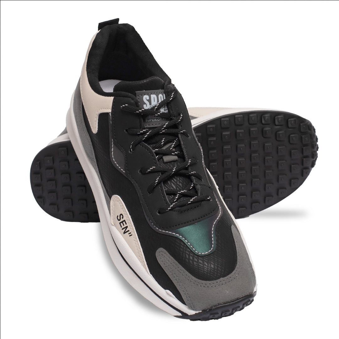 Men Premium White & Black Sneaker NSK-0023/2025.11