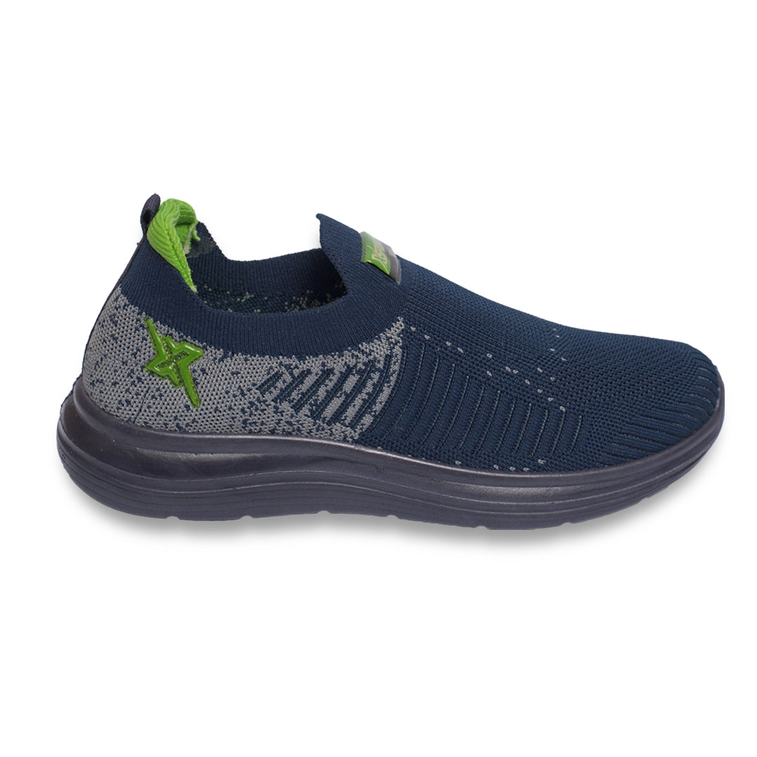 Blue Fly Knitted Running Sneakers NSK-006