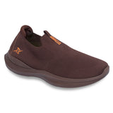 Brown Fly Knitted Running Sneakers NSK-007