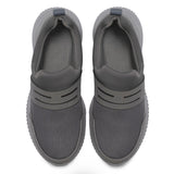 Grey Fly Knitted Running Sneakers NSK-0020