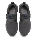 Grey Fly Knitted  Strap Running Sneakers NSK-001/AS0001