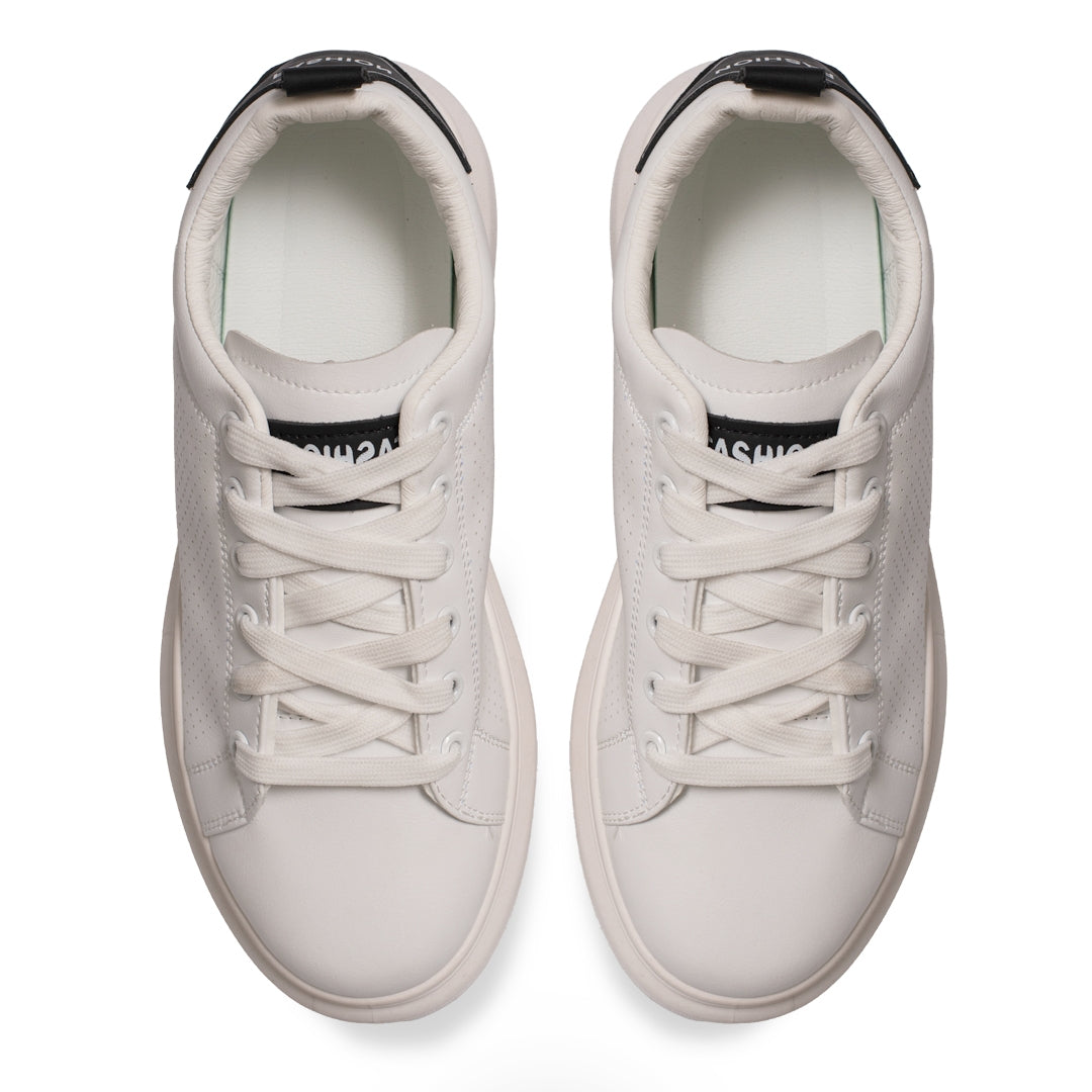 Men Premium White High Sole Sneaker NSK-0022