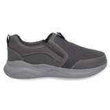 Grey Fly Knitted Running Sneakers NSK-0016