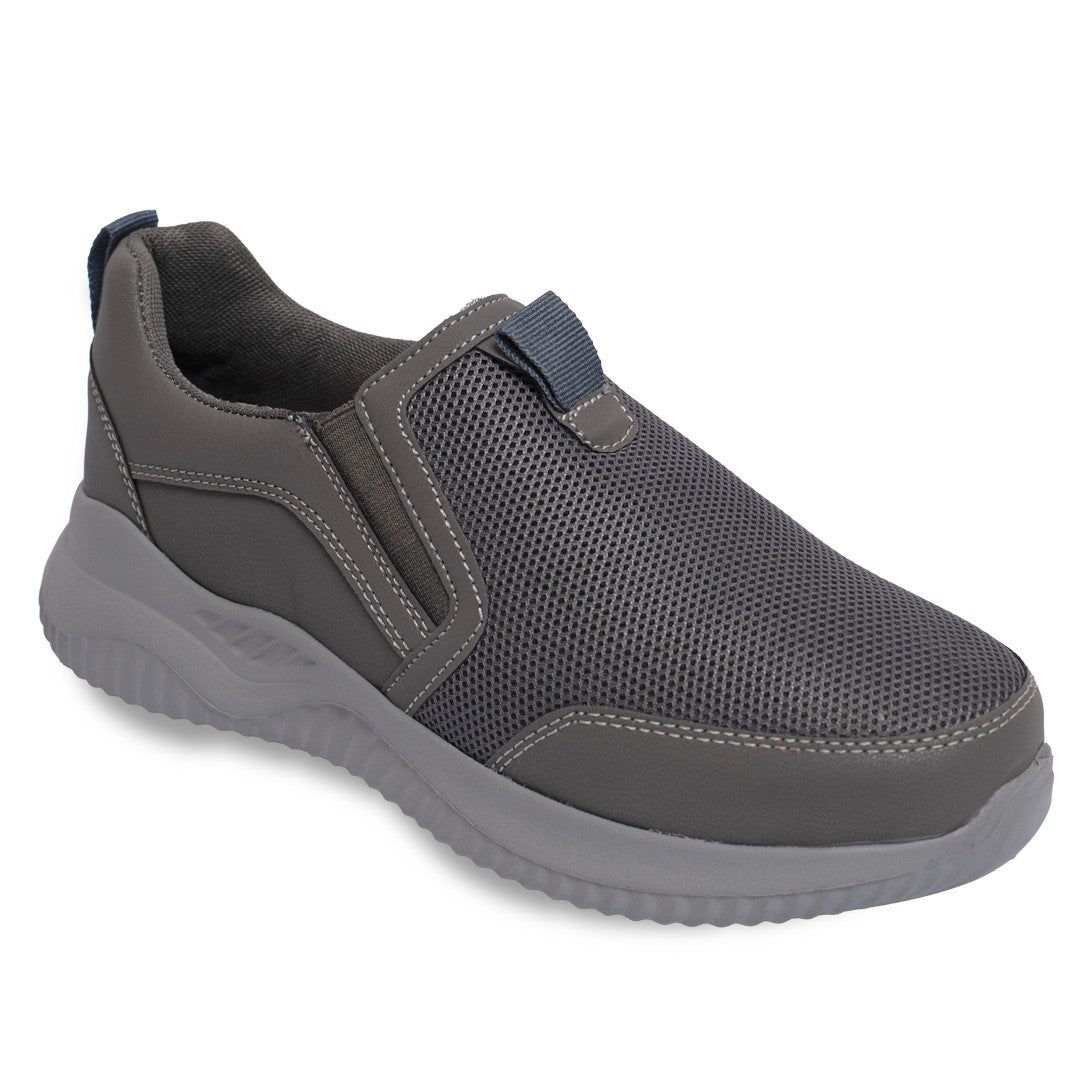 Grey Fly Knitted Running Sneakers NSK-0016